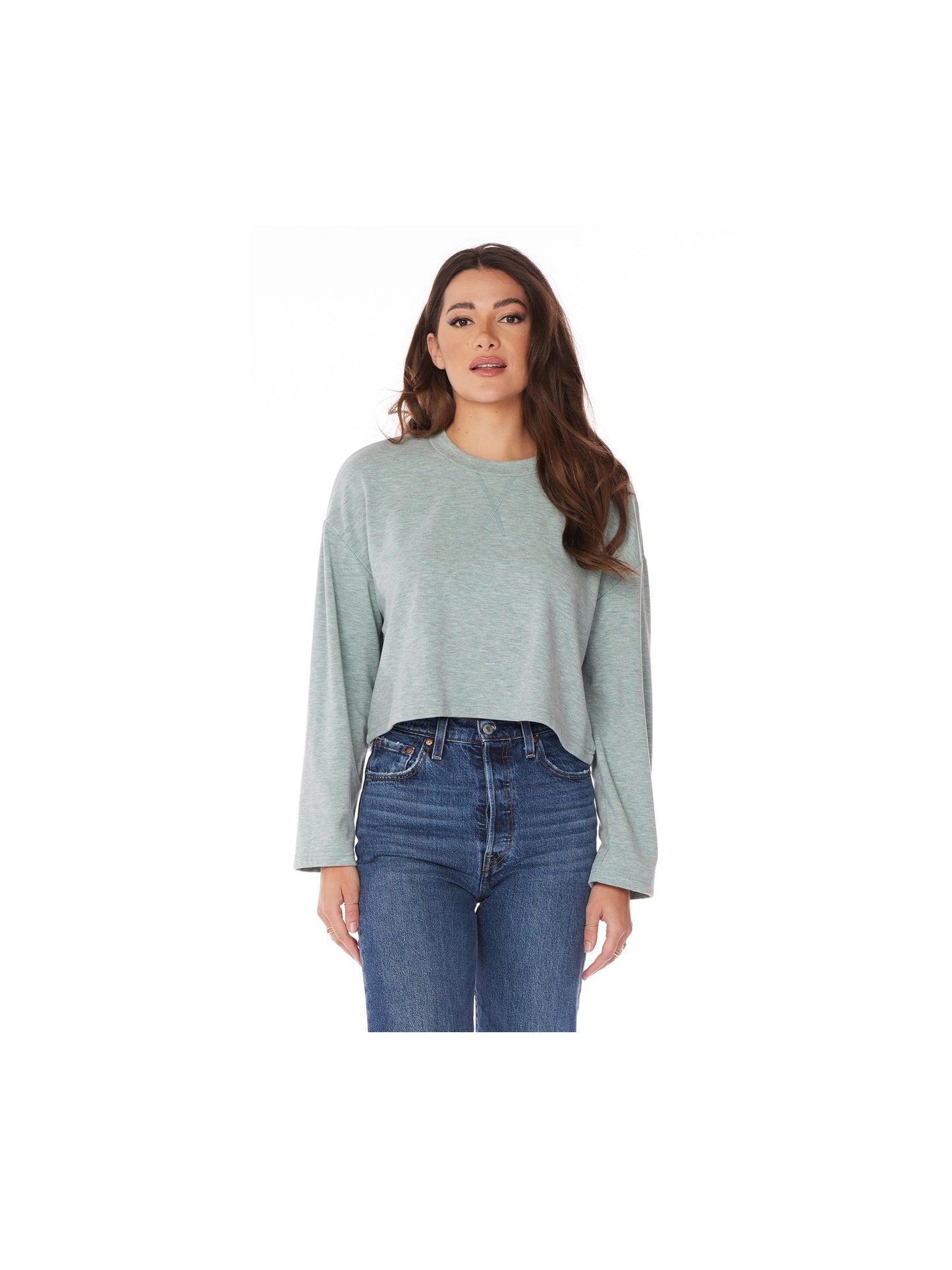 Drop Shoulder Pullover Top