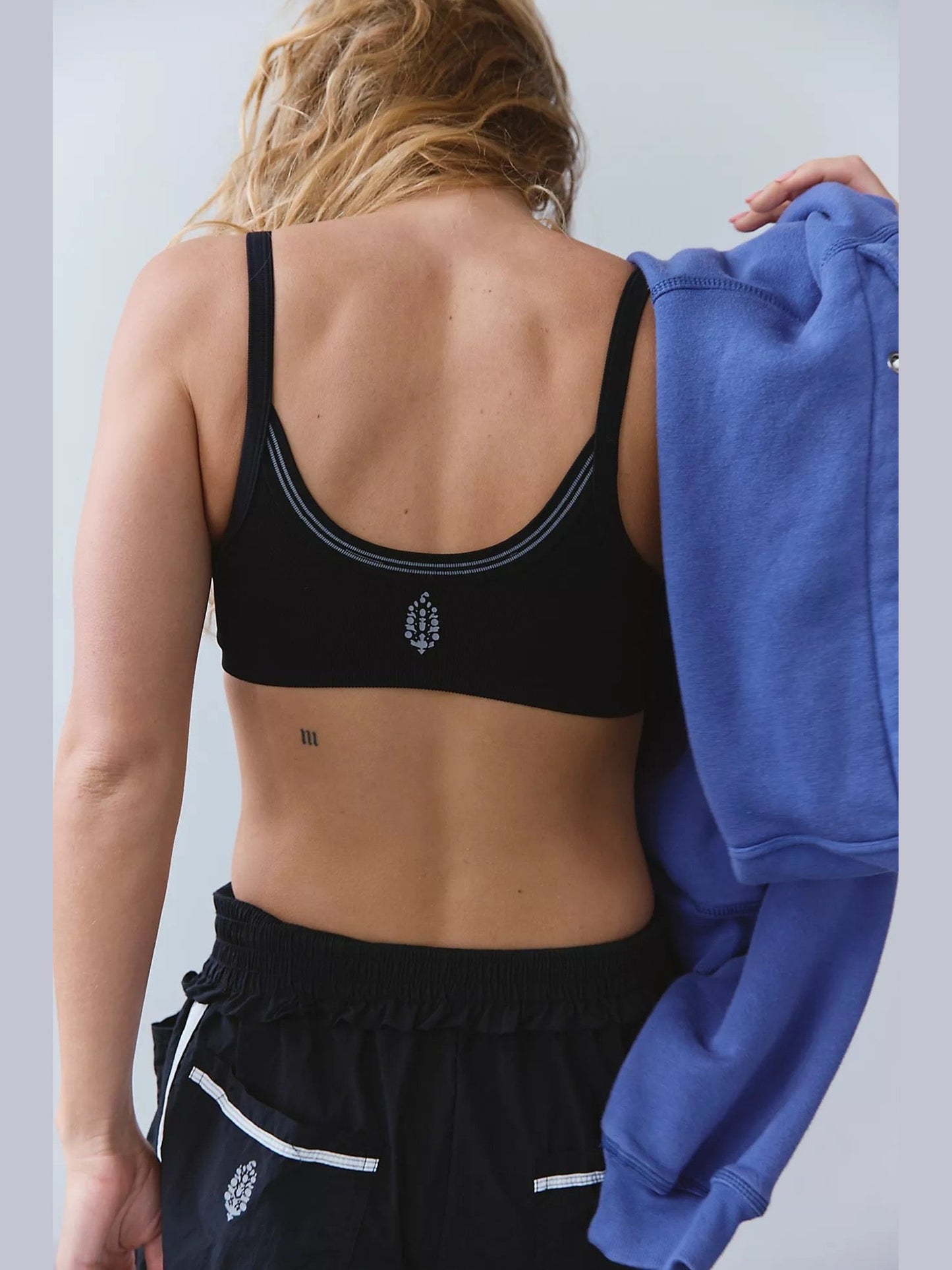 All Clear Logo Bra - Black