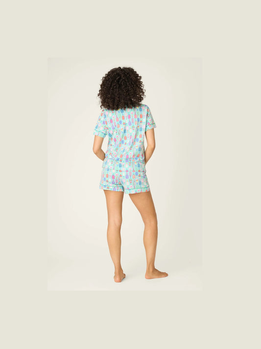 Whimsy Paddle Party Short PJ Set
