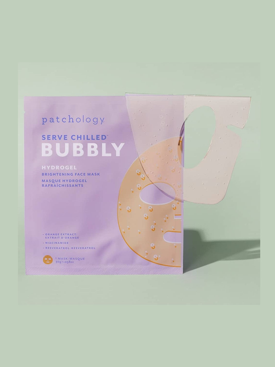 Serve Chilled Bubbly Brightening Hydrogel Mask