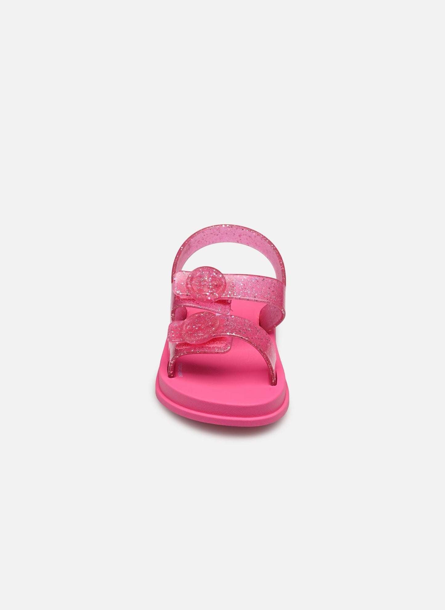 Follow Baby Sandals - Dark Pink Glitter