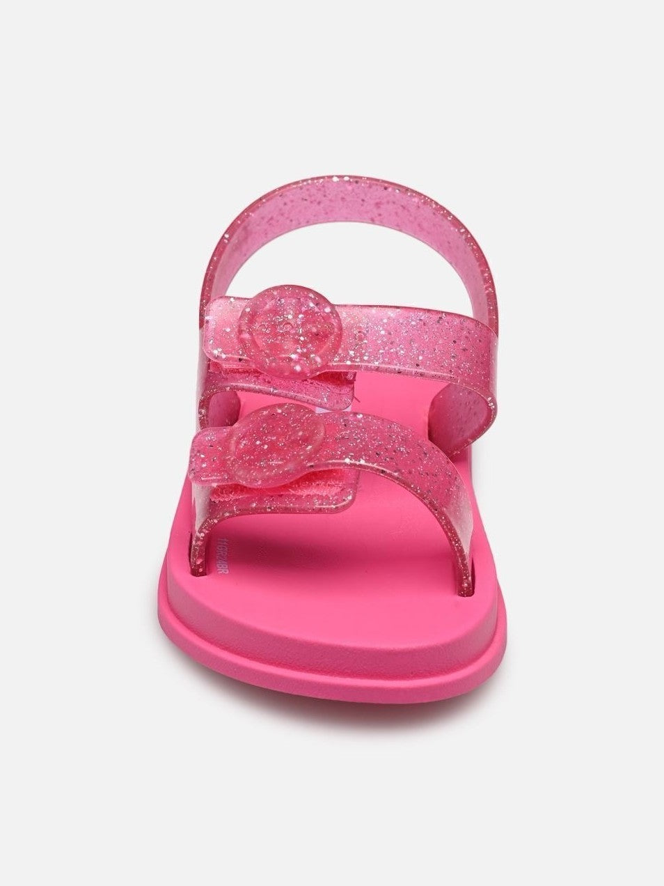 Follow Baby Sandals - Dark Pink Glitter