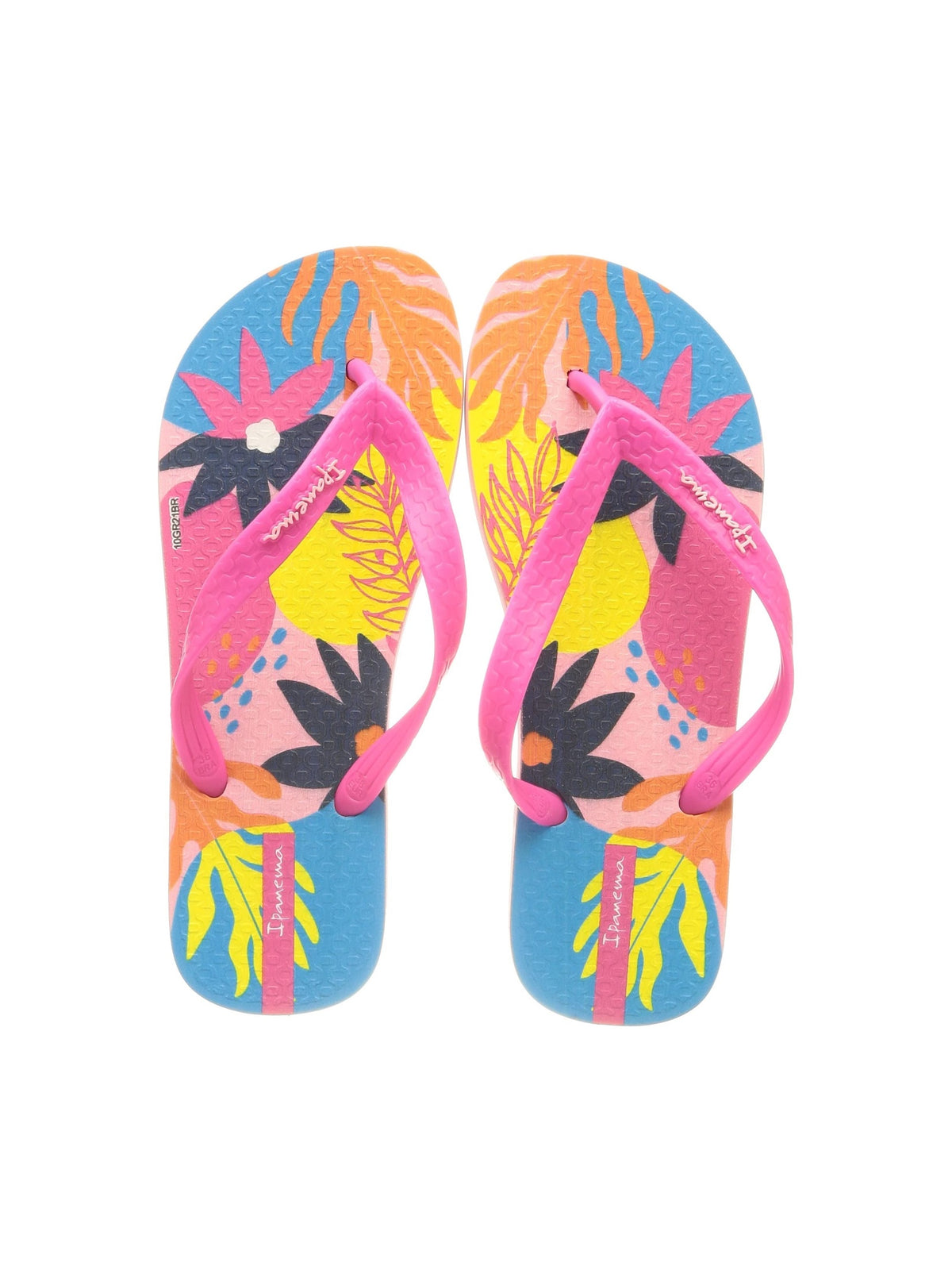 Classic Fun Kids Flip Flops - Pink / Blue