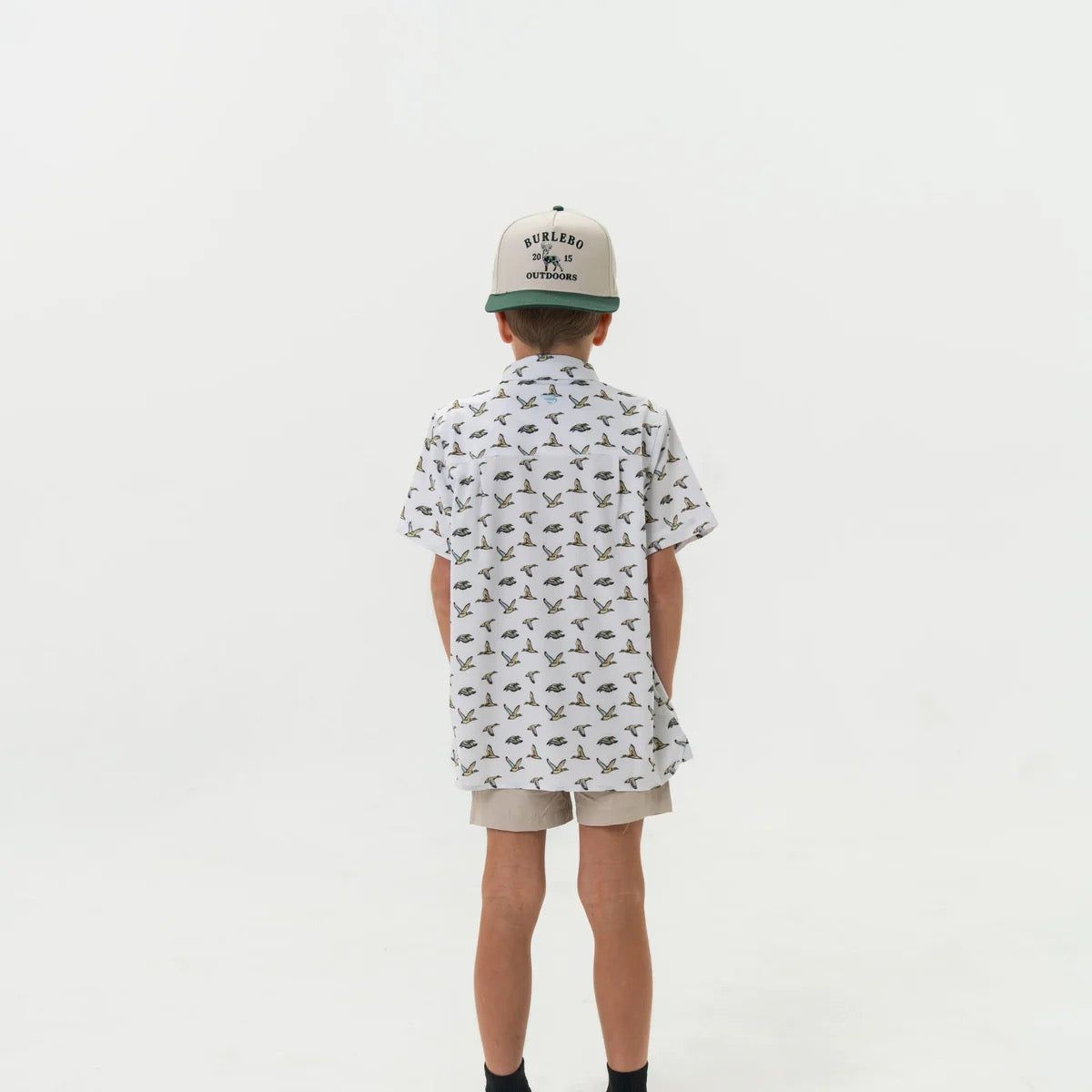 Youth Performance Button Up - Flying Mallards