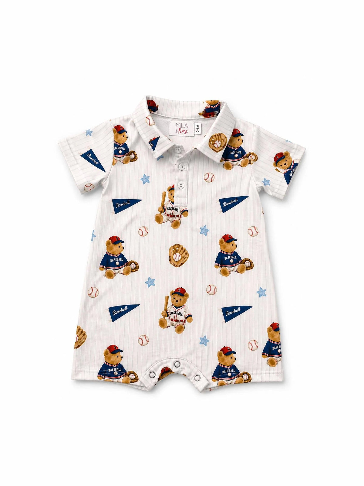 Baseball Bears Polo Shorty