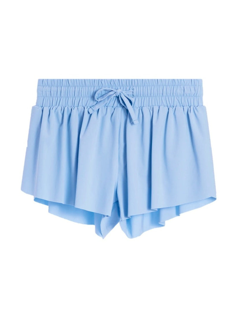 Fly Away Shorts - Chambray Blue