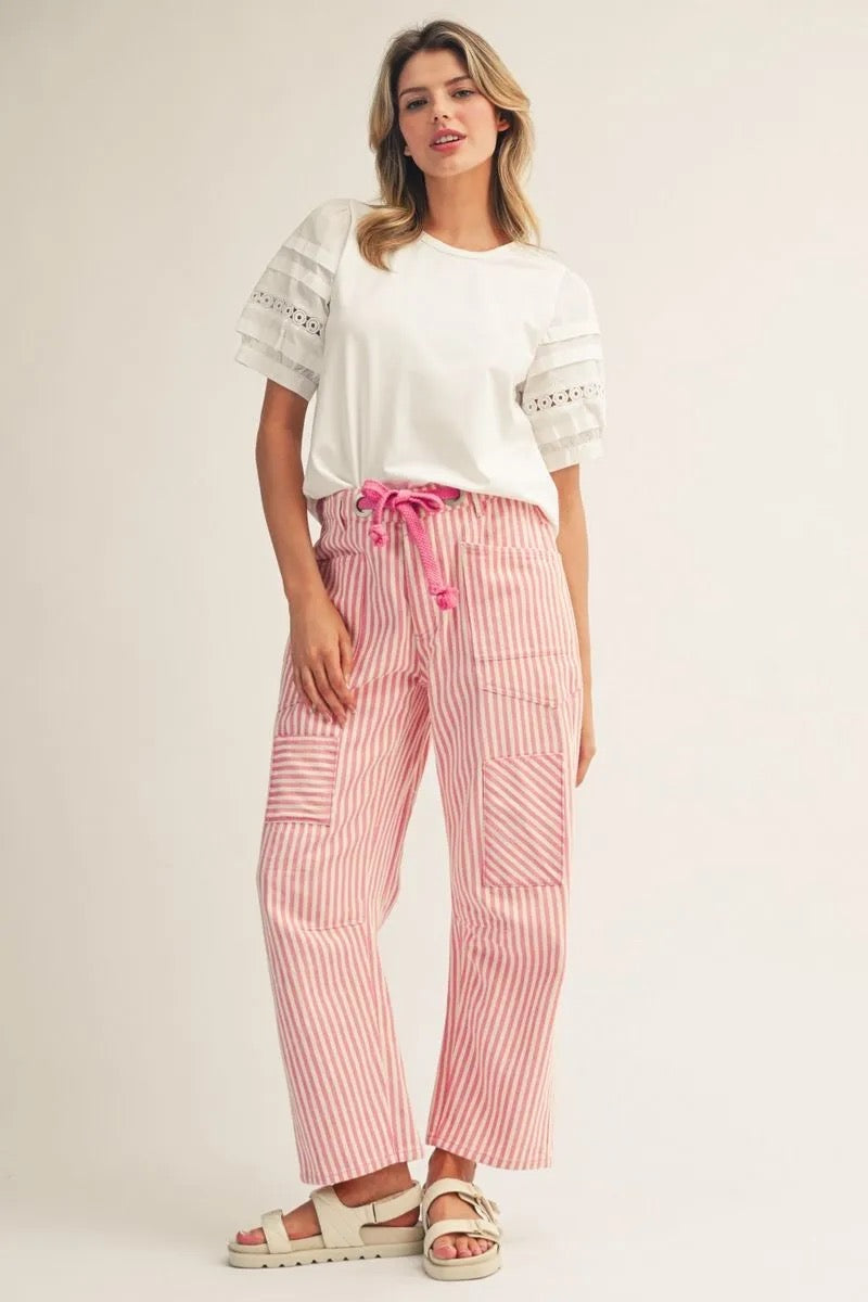 Lace Puff Sleeve Top