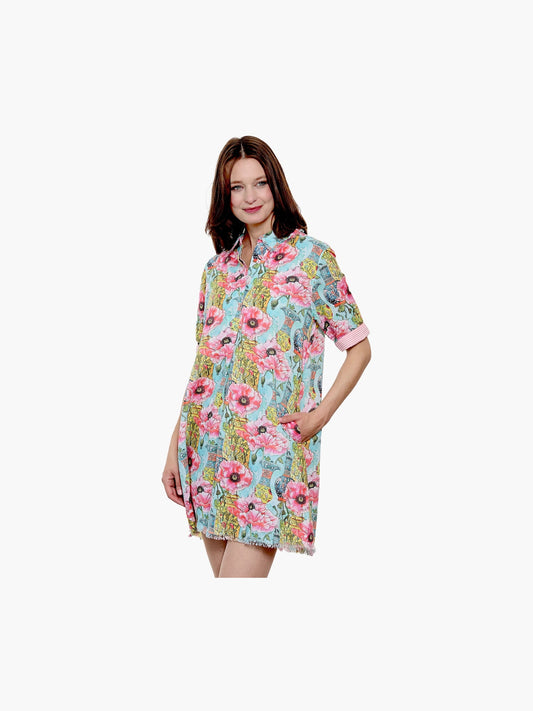 Poppy Chinoiserie Chatham Dress