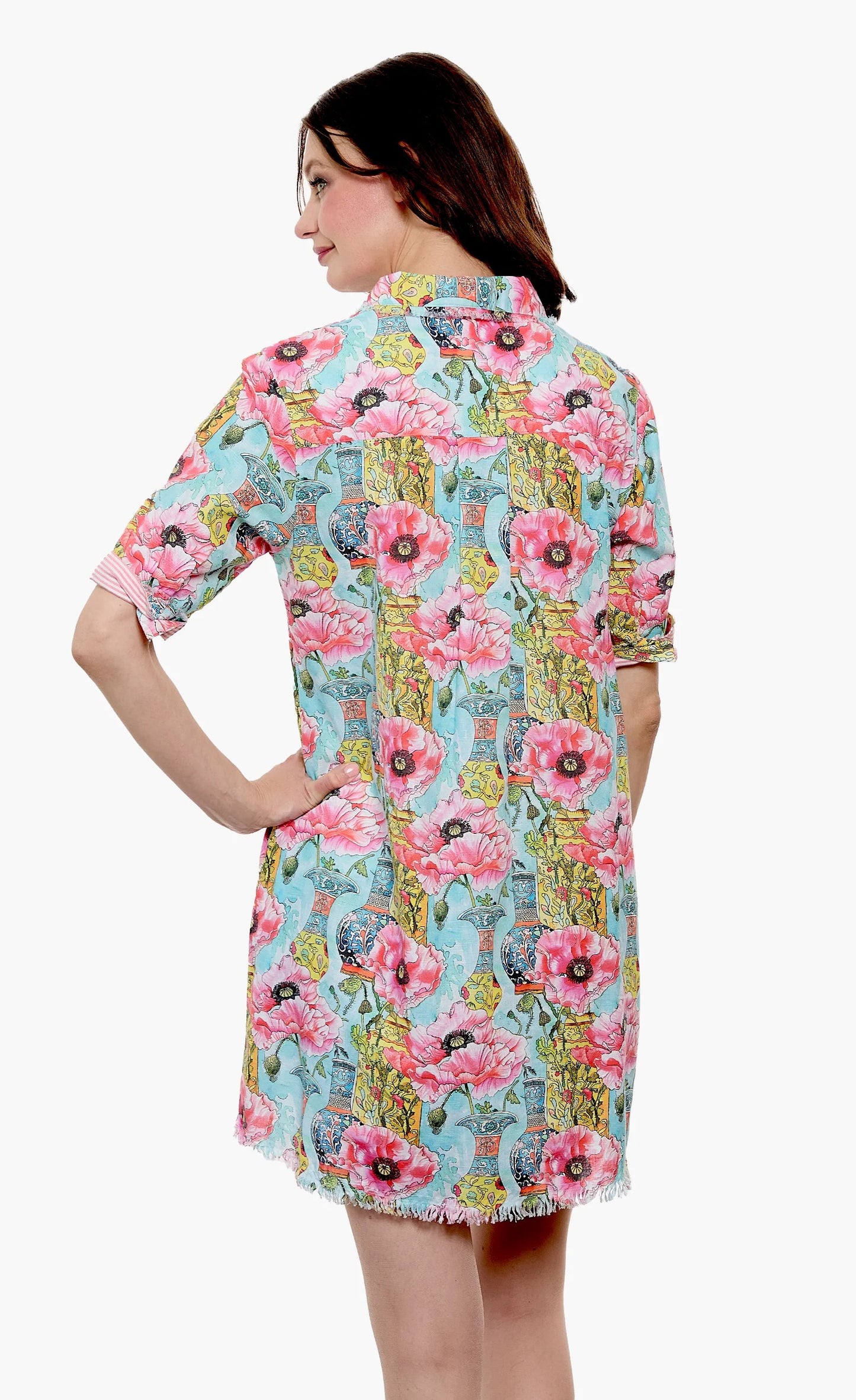 Poppy Chinoiserie Chatham Dress