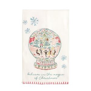 Snow Globe Nutcracker Towel