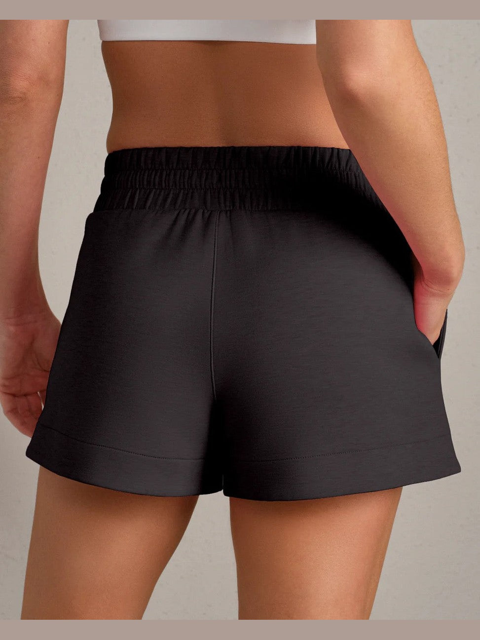 DreamGlow Shorts - Pure Black