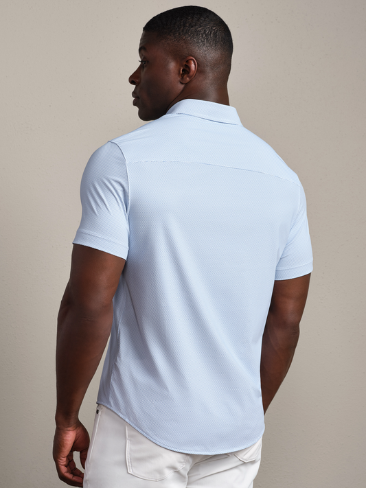 Blue Wave Geo Commuter Short Sleeve