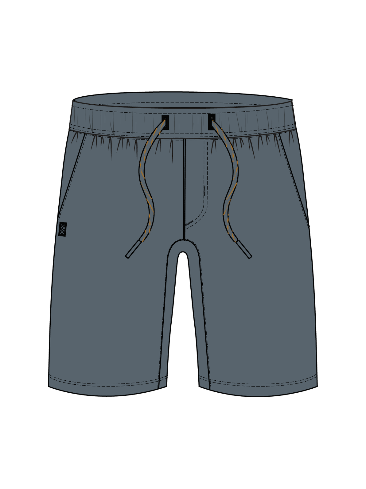 7" Pursuit Short Unlined - Shadow Blue