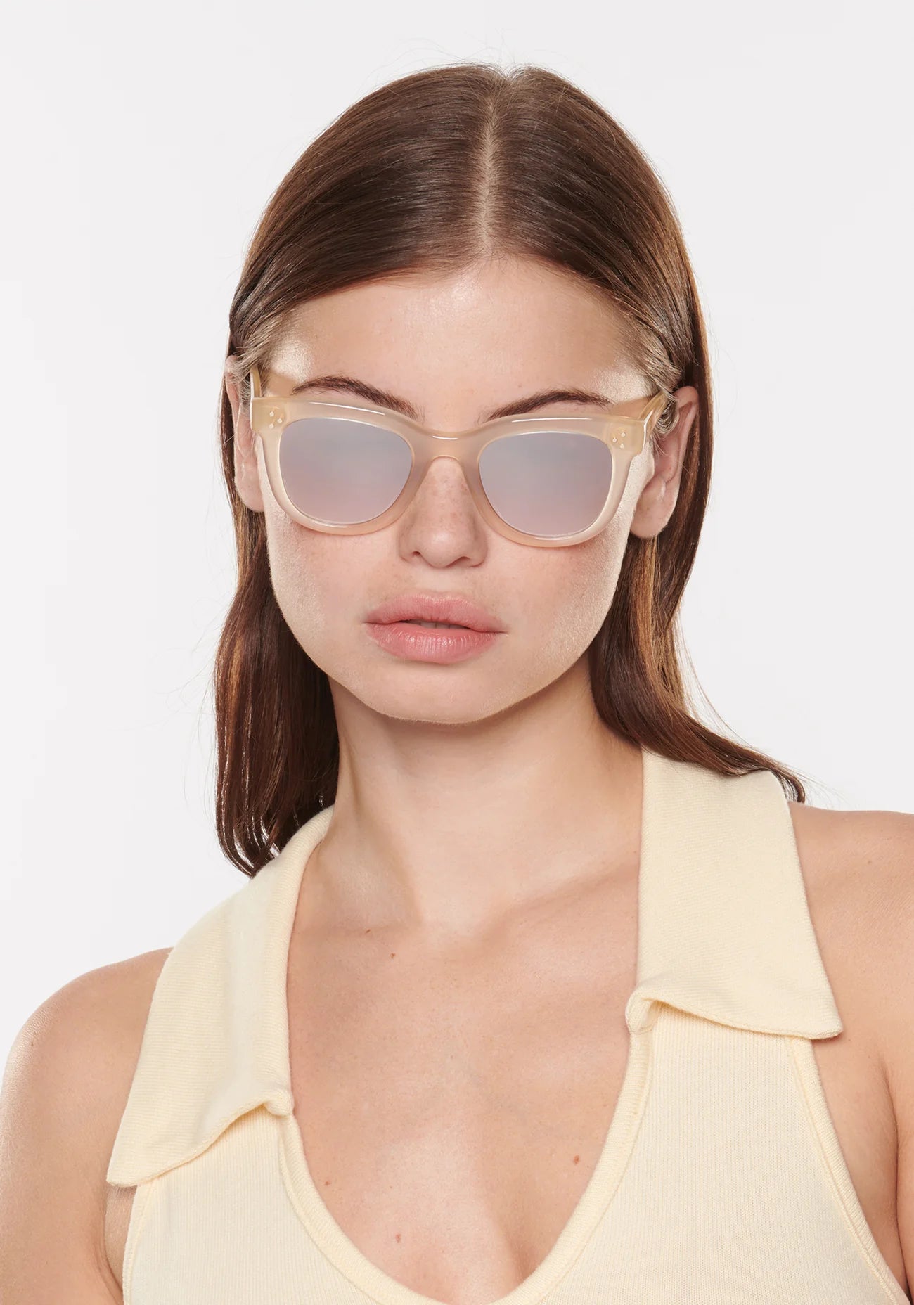 Jena - Blonde Mirrored Sunglasses
