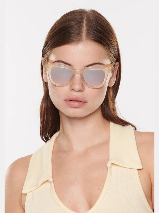 Jena - Blonde Mirrored Sunglasses