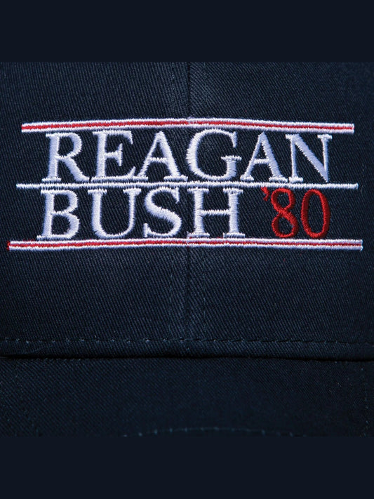 Reagan/Bush '80 Trucker Hat - Classic Navy