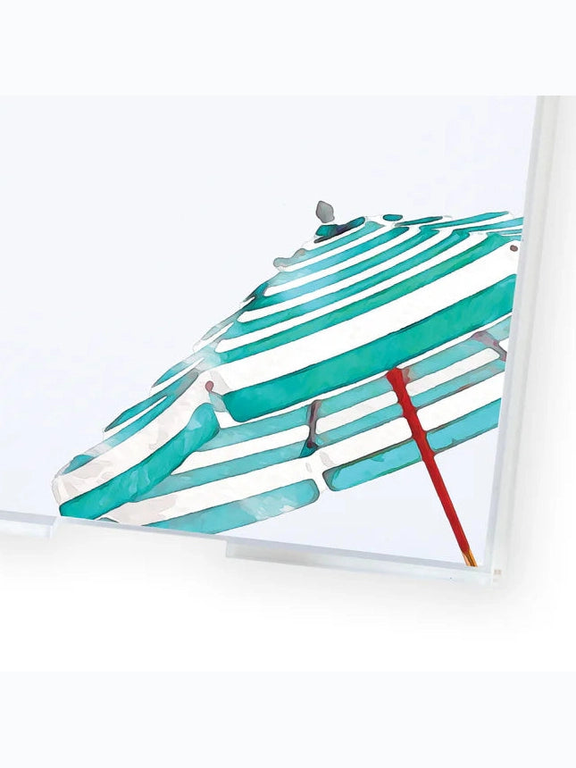 Luxe Turquoise Umbrella Notepad