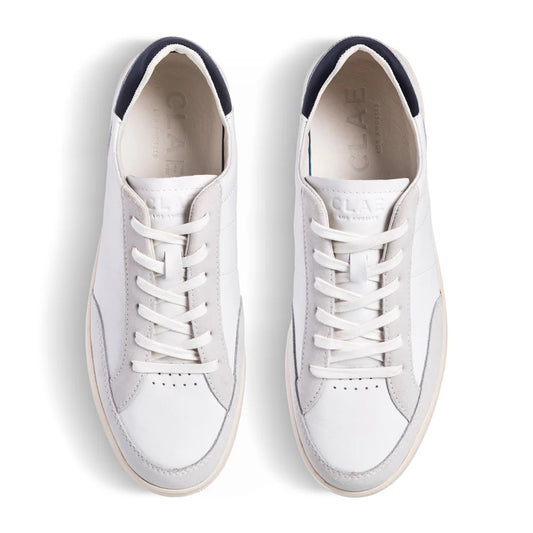 Monroe Venice Sneaker White Leather & Black