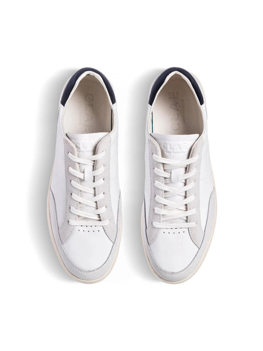 Monroe Venice Sneaker White Leather & Black