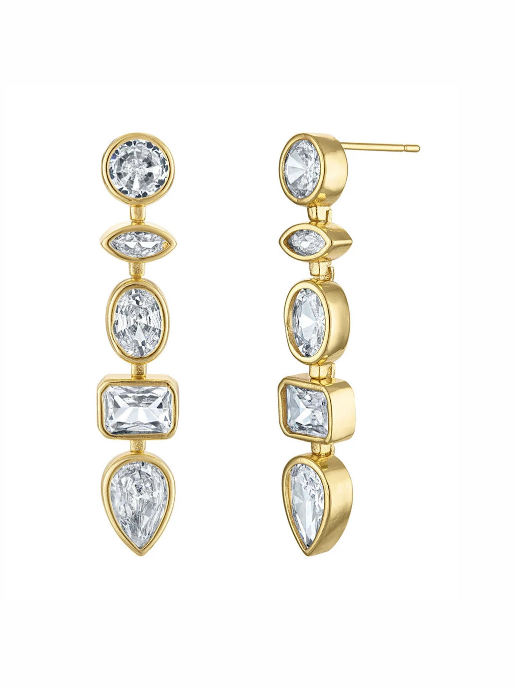 Marie Jewel Drop Earrings