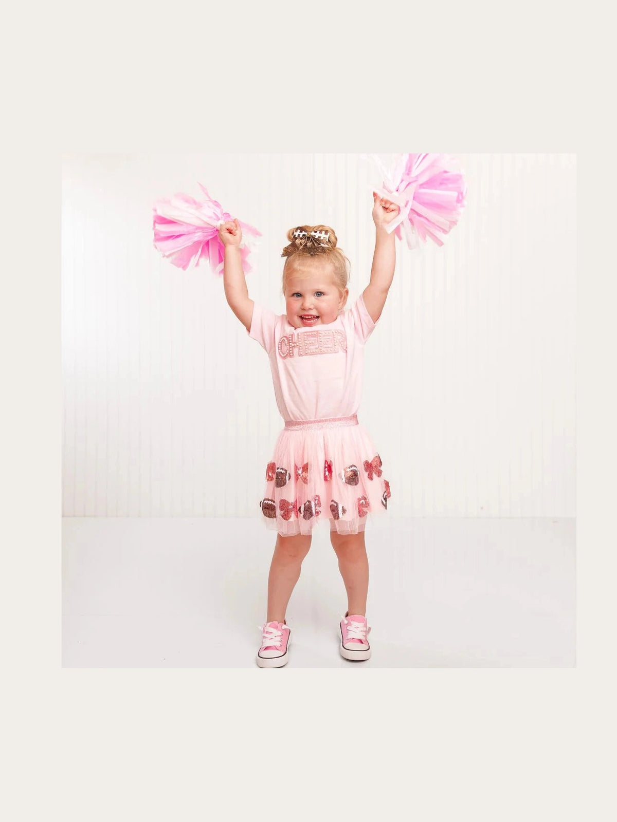 Bows and Football Sequin Tutu