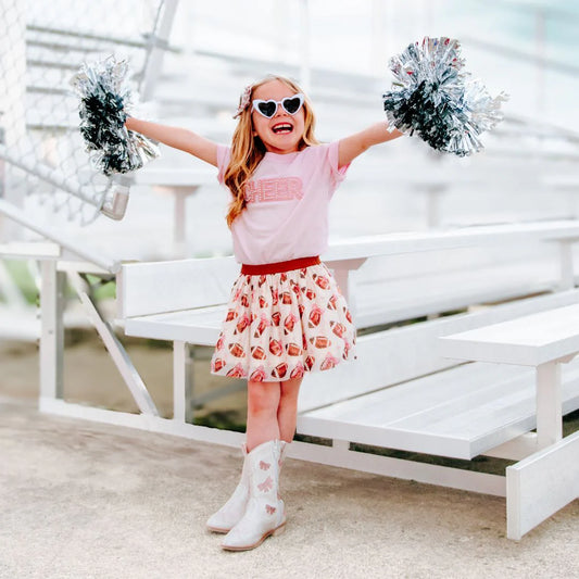 Cheer Pearl Patch T-Shirt