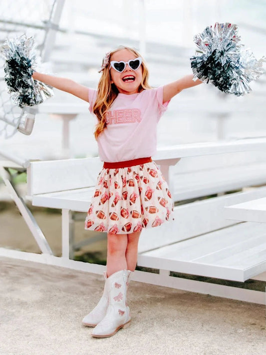 Cheer Pearl Patch T-Shirt