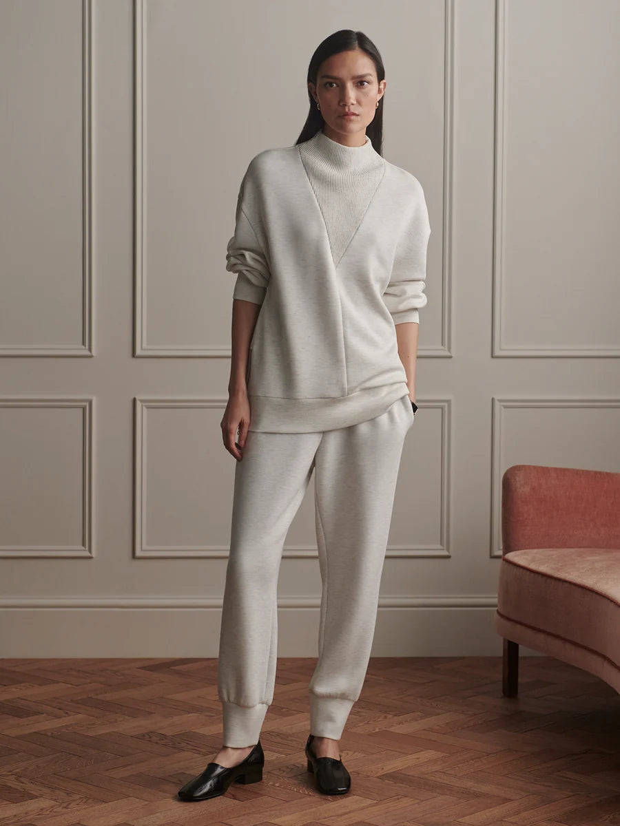 Novi Longline Mock Neck - Ivory Marley