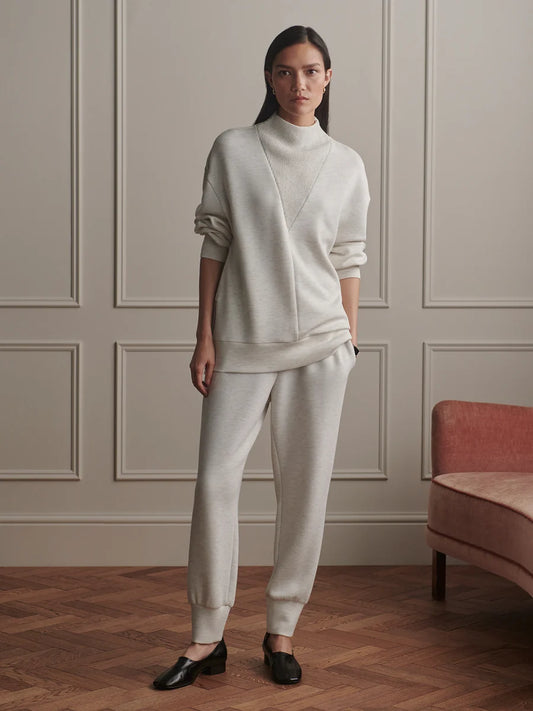 Novi Longline Mock Neck - Ivory Marley