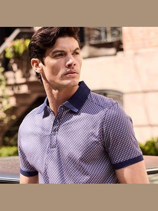 Dash Print Polo