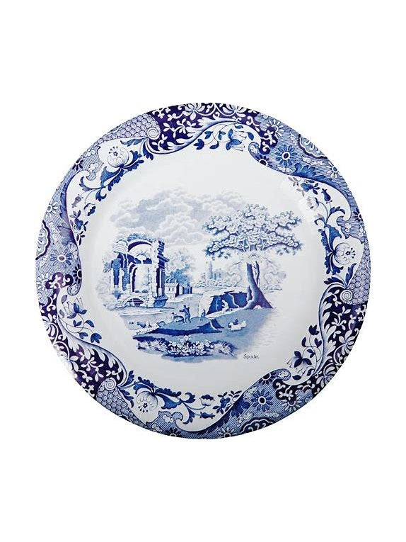 8 Coated Chinoiserie Lunch / Desert Plates