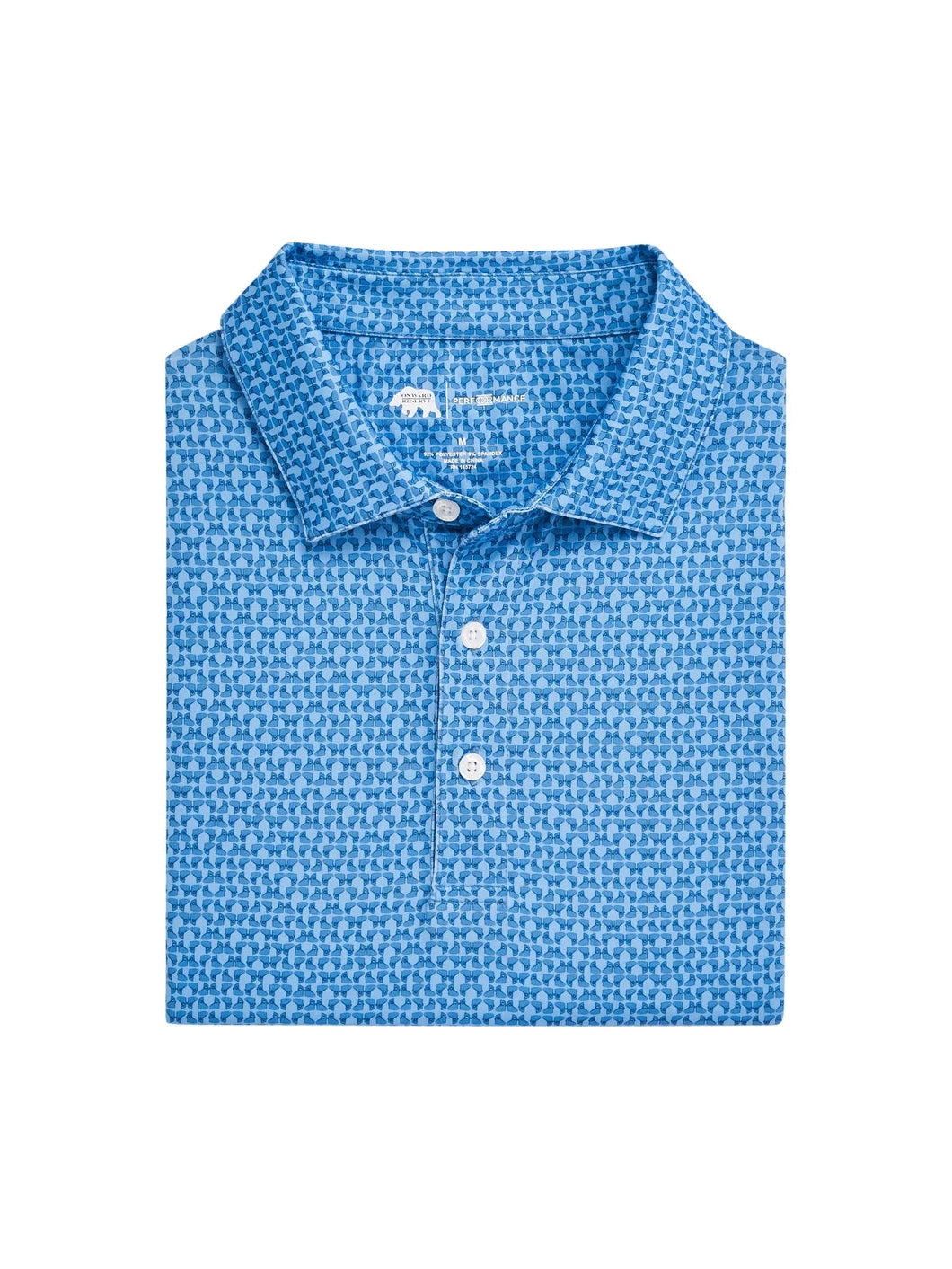 Caddie Printed Performance Polo - Open Air