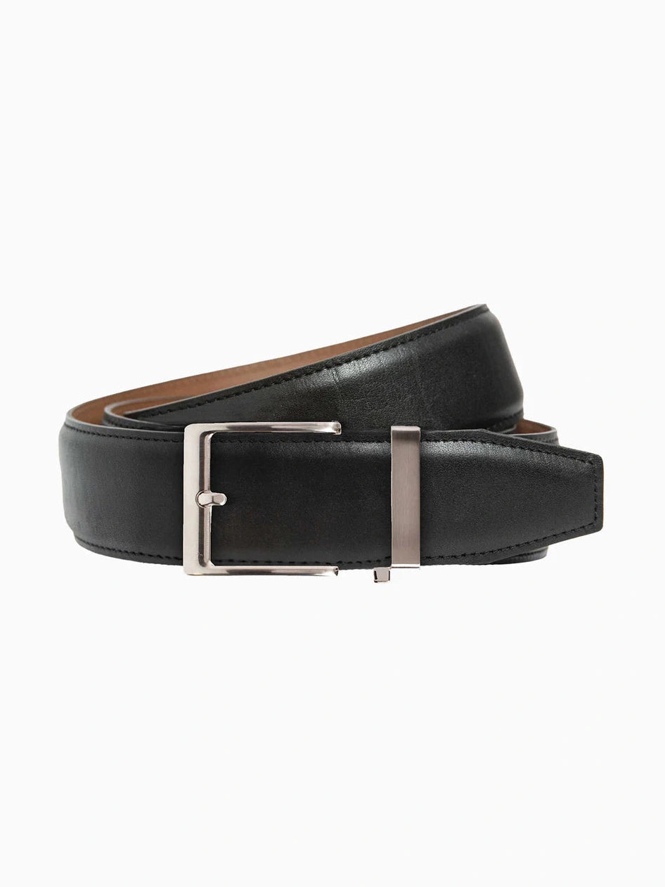Go-In Smooth Black 2.0 Golf Ratchet Belt 1.38"