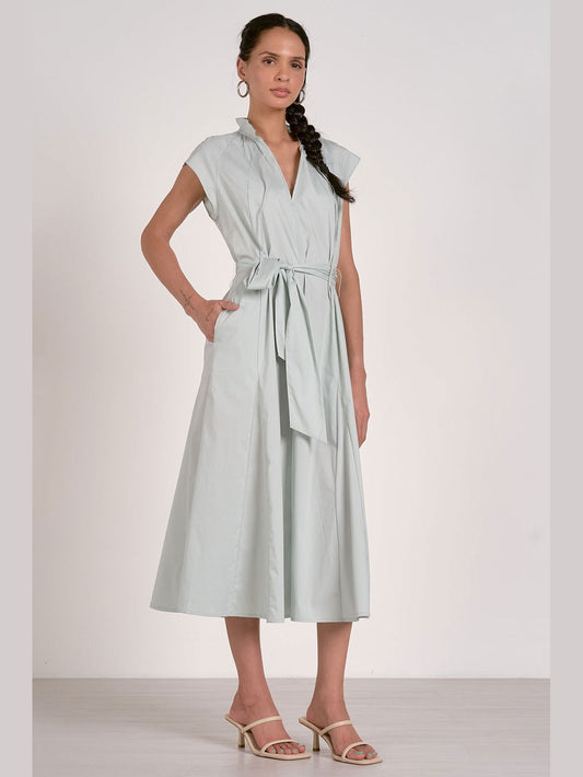 Aqua Sleeveless Dress