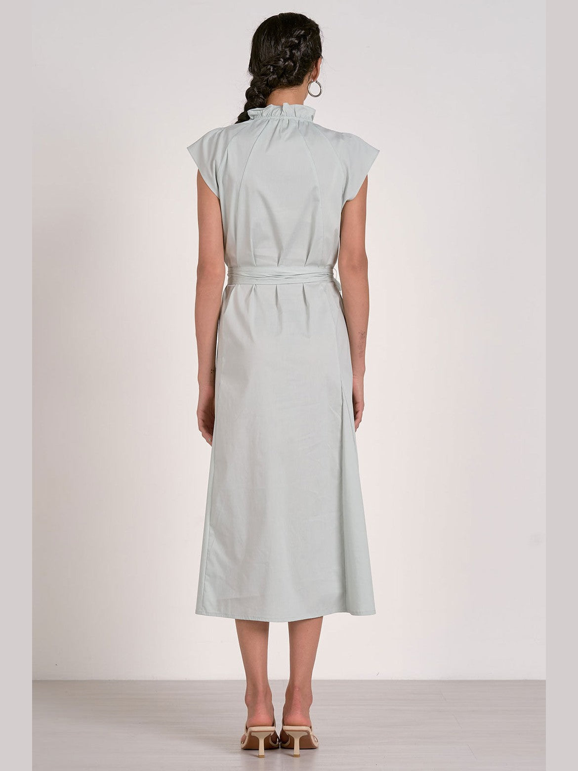 Aqua Sleeveless Dress
