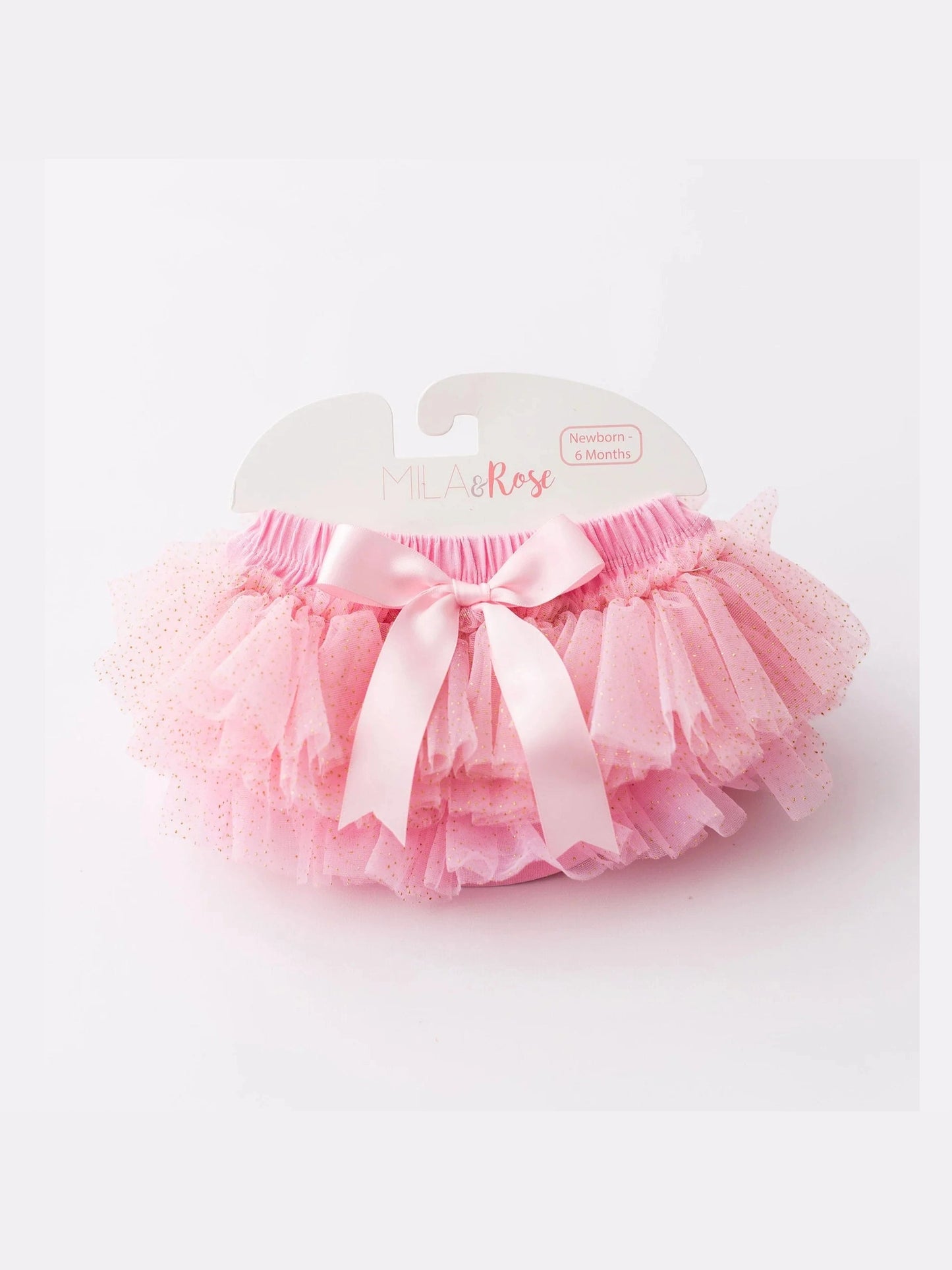 Pink & Gold Glitter Ruffle Tutu Bloomer