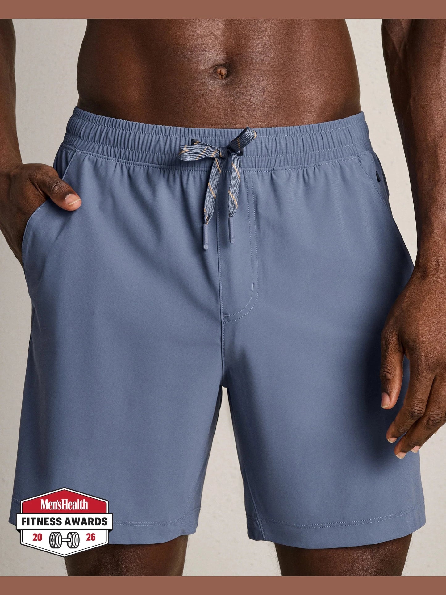7" Pursued Short Unlined - Shale Blue