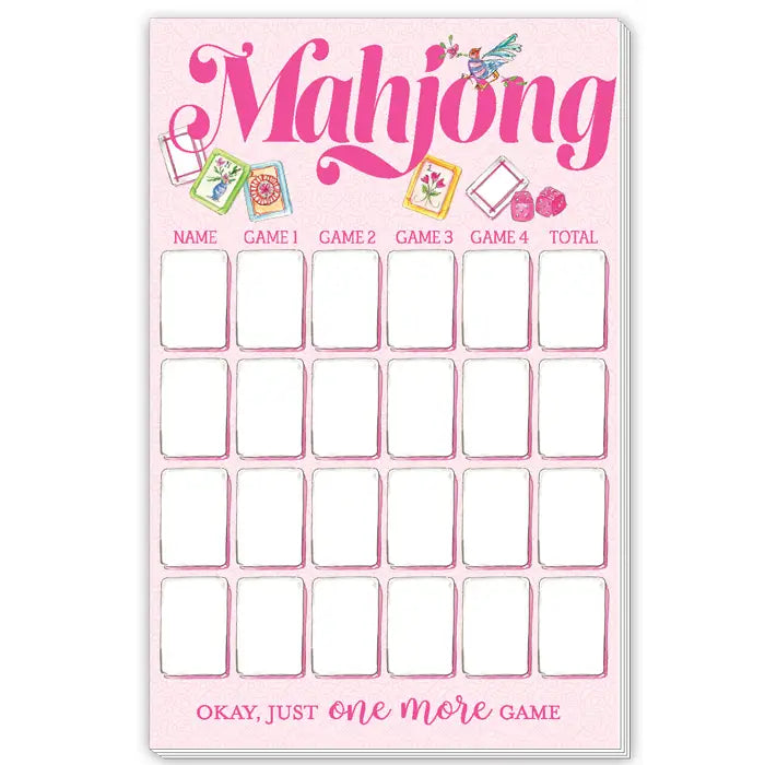 Large Mahjong Score Pad