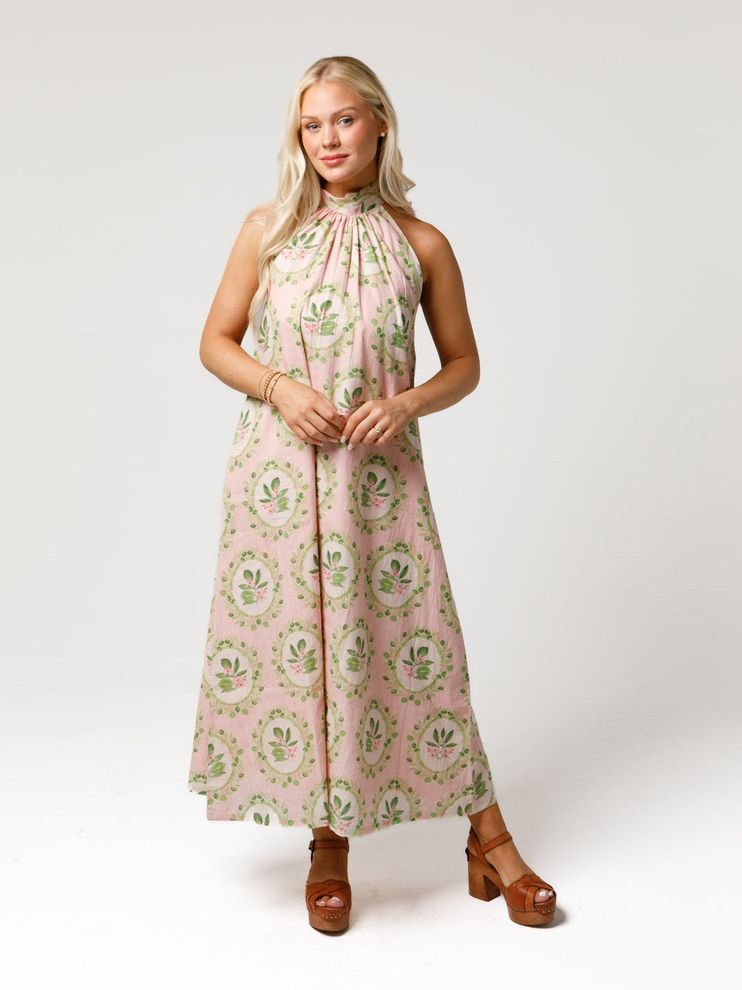 Blythe Voile Dress - Pink Keylime