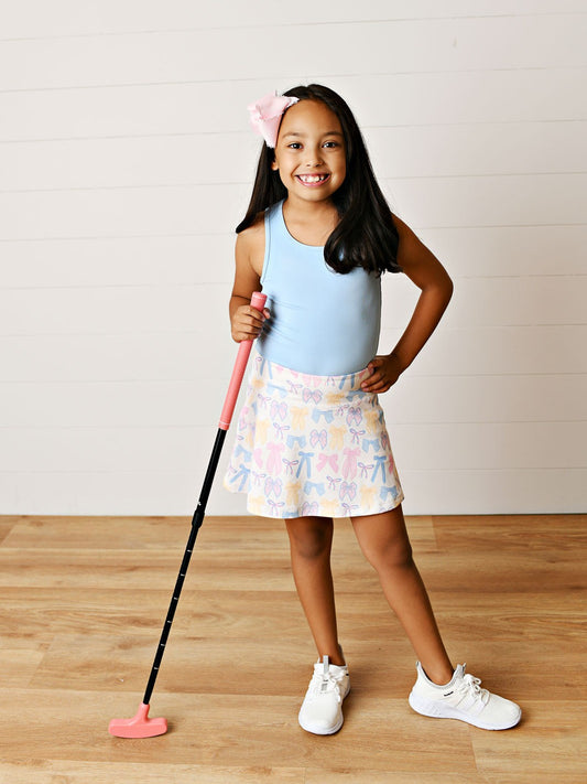 Spring Bows Tennis Skirt