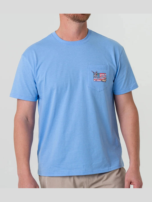 Burlebo Patch Flag Tee