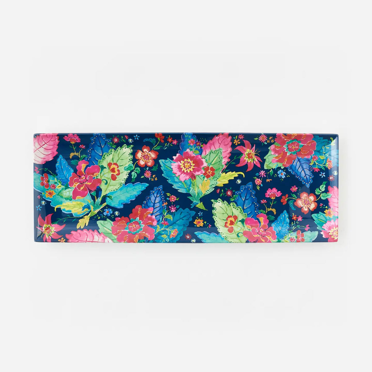 Tobacco Leaf Enamel Sandwich Tray 7.5"