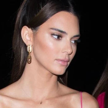 Gage Oversized Link Earring - Bold & Modern Statement Piece