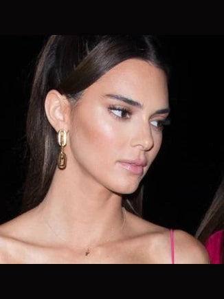 Gage Oversized Link Earring - Bold & Modern Statement Piece