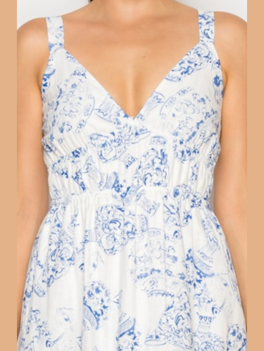Delos Porcelain Maxi Dress