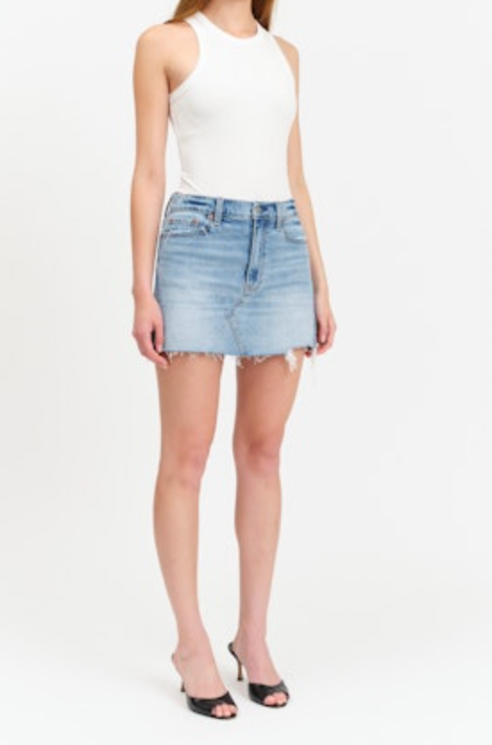 Malibu Midi Skirt Mid Waist - Obviously Vintage