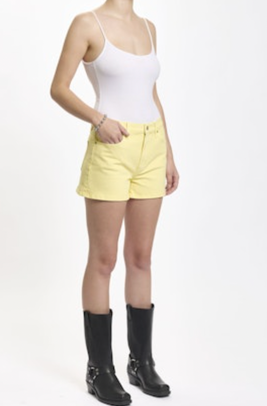 Troublemaker High Rise Short - Sunny