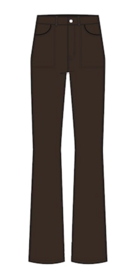 Play Date Corduroy Bootcut - Espresso Martini