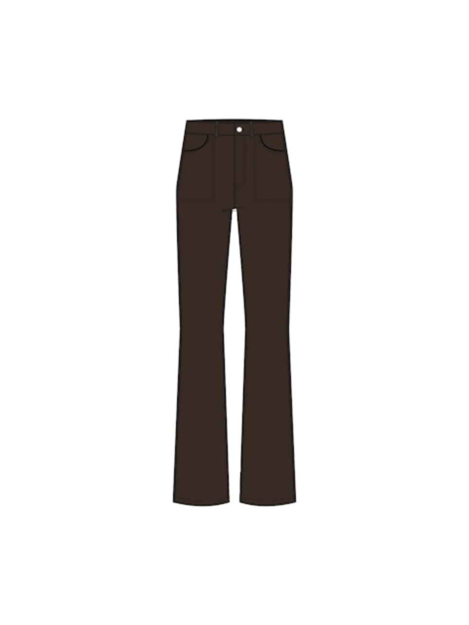 Play Date Corduroy Bootcut - Espresso Martini