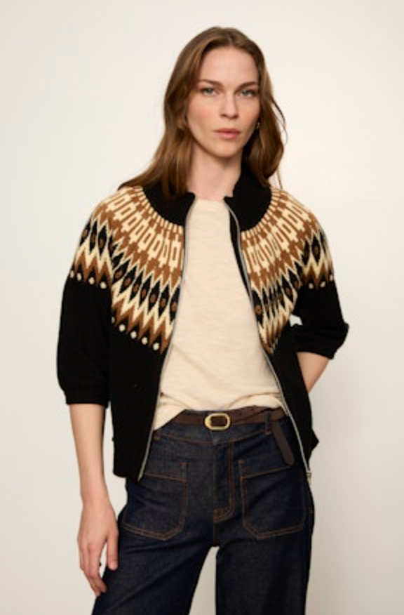 Fairisle Zip Up - Poconos Fairisle